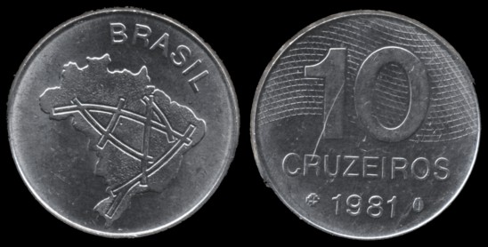 10 Cruzeiros 1981
